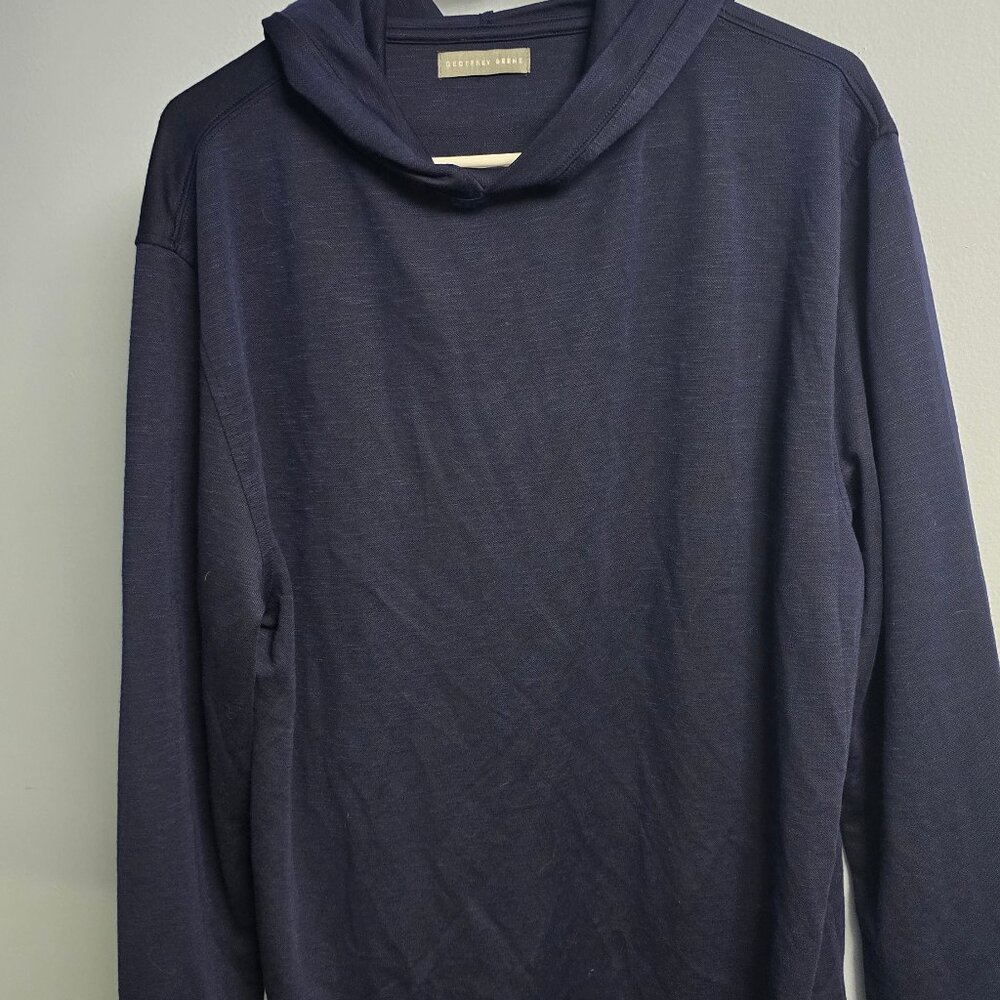 Navy Geoffrey Beene XL Lightweight Hoodie